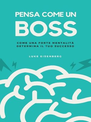 cover image of Pensa Come Un Boss